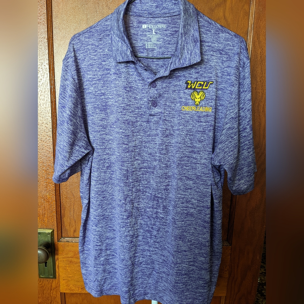 West Chester University Short Sleeve Polo Shirt Cheer Dad